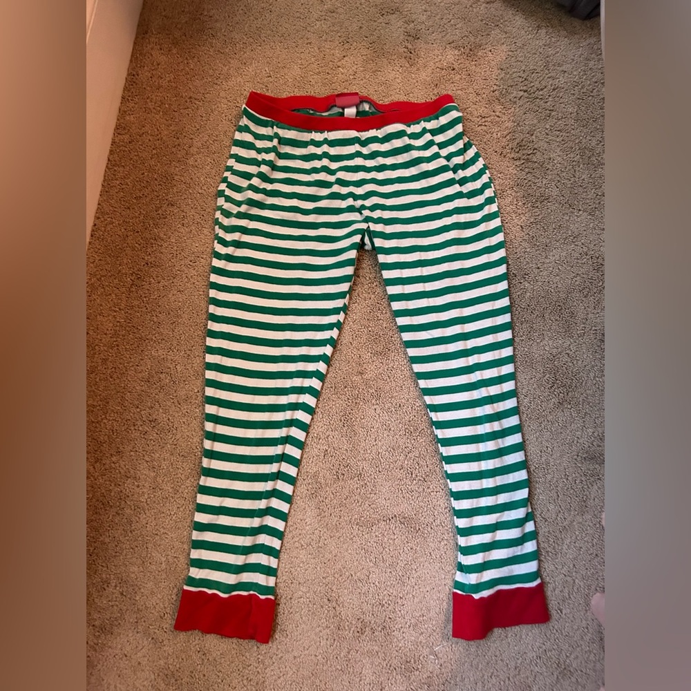 stripped pajama pants